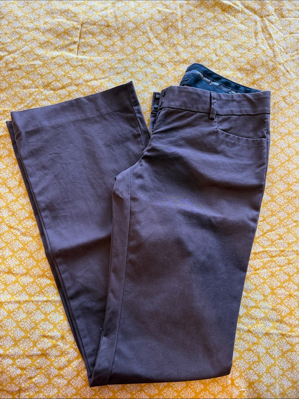 Express Women’s Dress Pants in Dark Brown “Stylist”